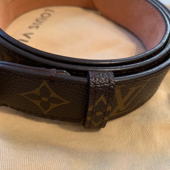 Gold Sun Tulle Oval Monogram 80/32 Belt - Picture 8 of 8